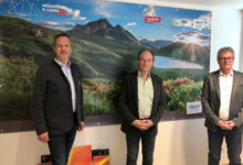 v.l.: GF NLW Tourismus Marketing GmbH Markus Brandstätter, Aufsichtsratsvorsitzender NLW Tourismus Marketing GmbH Hans Steinwender & GF NLW Tourismus Marketing GmbH Christopher Gruber.