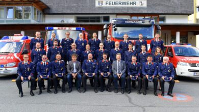 ©Hans Jost | Kommandanten und Stellvertreter der Freiwilligen Feuerwehren in der Stadtgemeinde Hermagor-Pressegger See