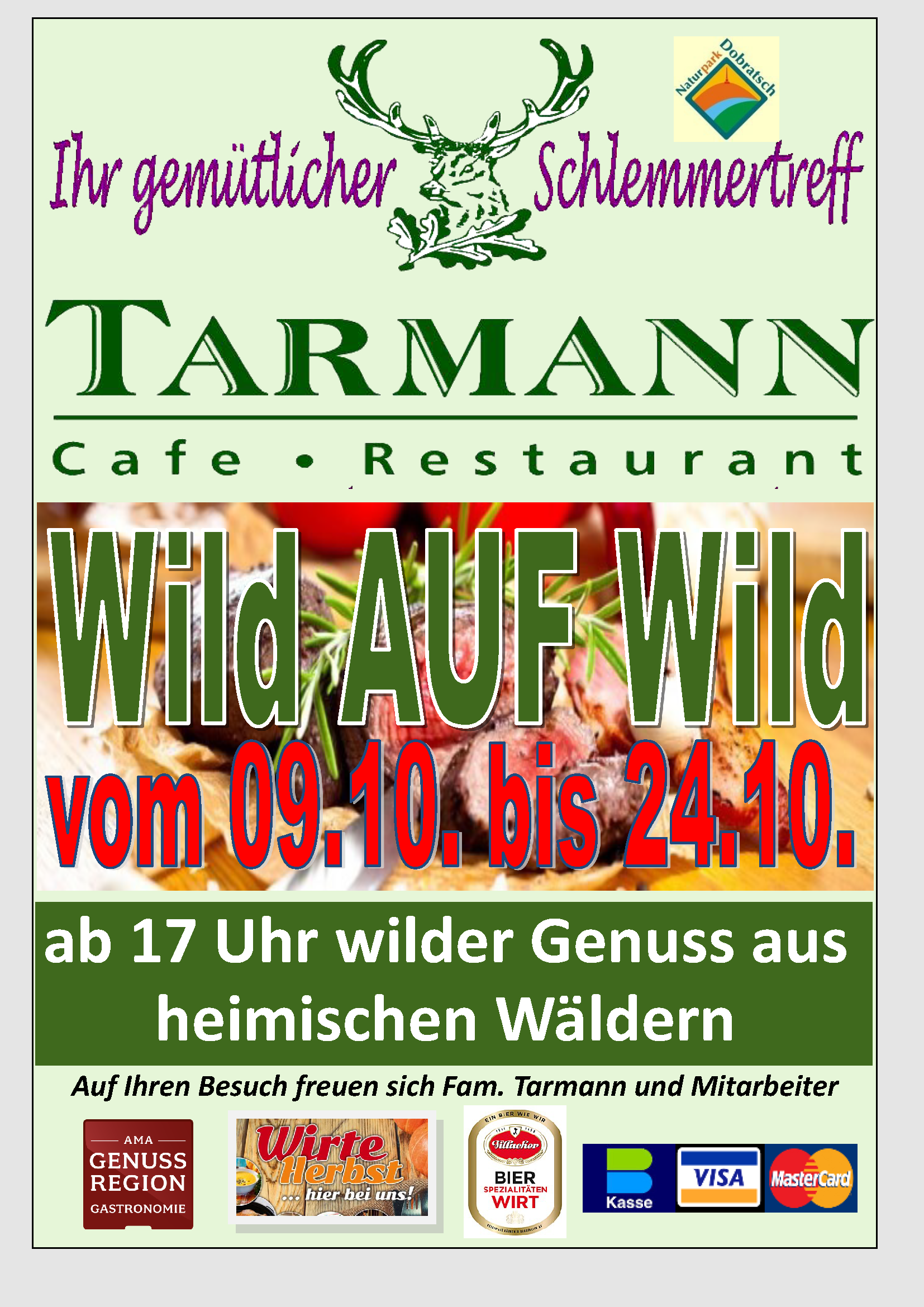Wild auf Wild © Restaurant Tarmann