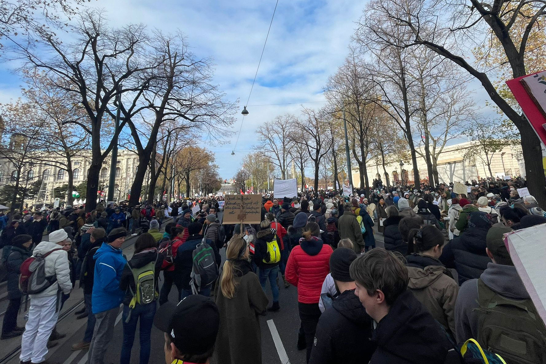Demonstration in Wien, 20.11.2021, (c) gailtal.news