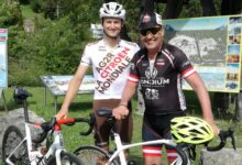 Radprofi Felix Gall mit Radlwolf