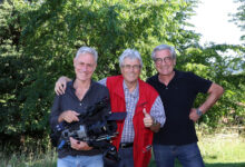 Foto: © Daniela "Dani" Scheer. Am Foto von Links: Hans Peter Fischer, Manfred J. Schusser & Franz X. Gernstl.