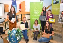 © KEM Organisationsteam Von li nach re: Stéphanie Klaus (Verein energie:autark), Daniela Schelch (KEM), Alexandra Risslegger (KEM Tourismus NLW), Silvia Essl (Verein So viel mehr), Sabrina Kalser (Verein energie:autark), Maggy Stampfl (Verein So viel mehr)