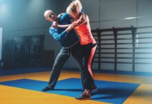 Frau bei Selbstverteidigung (c) Envato Elements