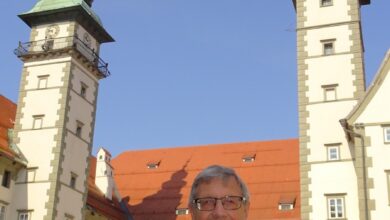 Bundespräsident Michael Heinisch eröffnet die ÖWA. © Archiv und Museum der Stadt Villach