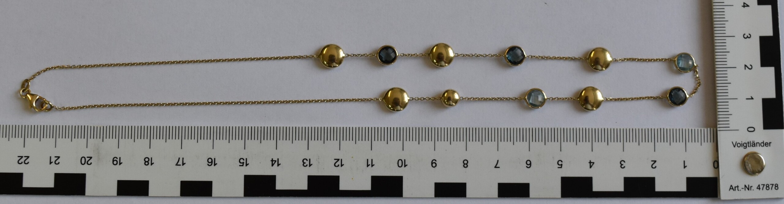 8. Halskette Gold mit Steinen © LPD Stmk