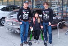 Radlwolf, Sonnenschein Melanie und Michi;© Radlwolf