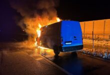 brennender Klein LKW © API Spittal