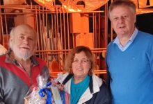 Herbert Unterberger mit Gattin Gisela zu Hause in Kühwegboden © Gemeinde Hermagor