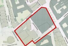 Verordneter (markierter) Bereich des Platzverbotes © gis.stmk.gv.at