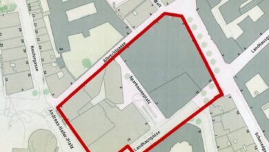 Verordneter (markierter) Bereich des Platzverbotes © gis.stmk.gv.at