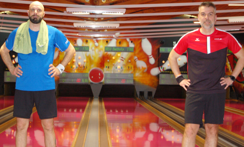 Roman Leitner mit 636 Kegel und David Machala mit 642 Kegel lieferten sich ein hochklassiges Duell ©KSK KlagenfurtMagdalensberg