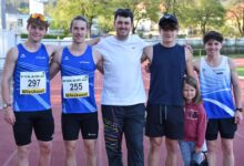 Starkes LC Villach Team mit Trainer Georg Albel © Martina Albel