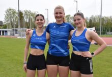 Starkes Mehrkampf Trio Marie, Sonja und Katarina © Martina Albel