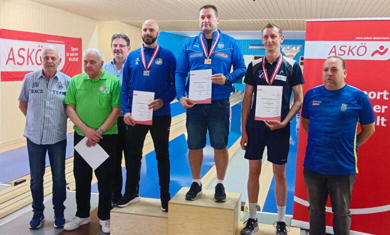 Siegerehrung Herren Allgemeine Klasse mit Roman Leitner © KSK Klagenfurt-Magdalensberg