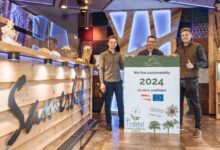 Feel-Good Manager Patrick Fritz, Geschäftsführung Christian Wassertheurer und Umweltkoordinator Christoph Kohlmayr (v.l.n.r.) © Samerhof BetriebsgmbH