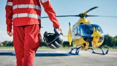 Rettungseinsatz Hubschrauber © Envato Elements