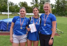 Katarina Vukicevic, Marie Sinnegger und Sonja Schustereder freuten sich über den Vizemeistertitel © Martina Albel