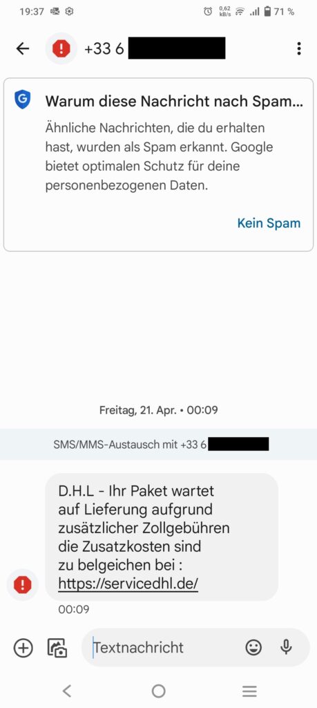 Paketzustellung