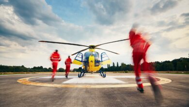 Hubschrauber, Rettung, Einsatz © Envato Elements