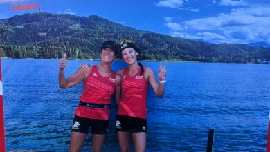 Foto zVg von links – Erfolgsmasters des LAC: Andrea Herzog und Nadin Kazianka ©LAC-Klagenfurt