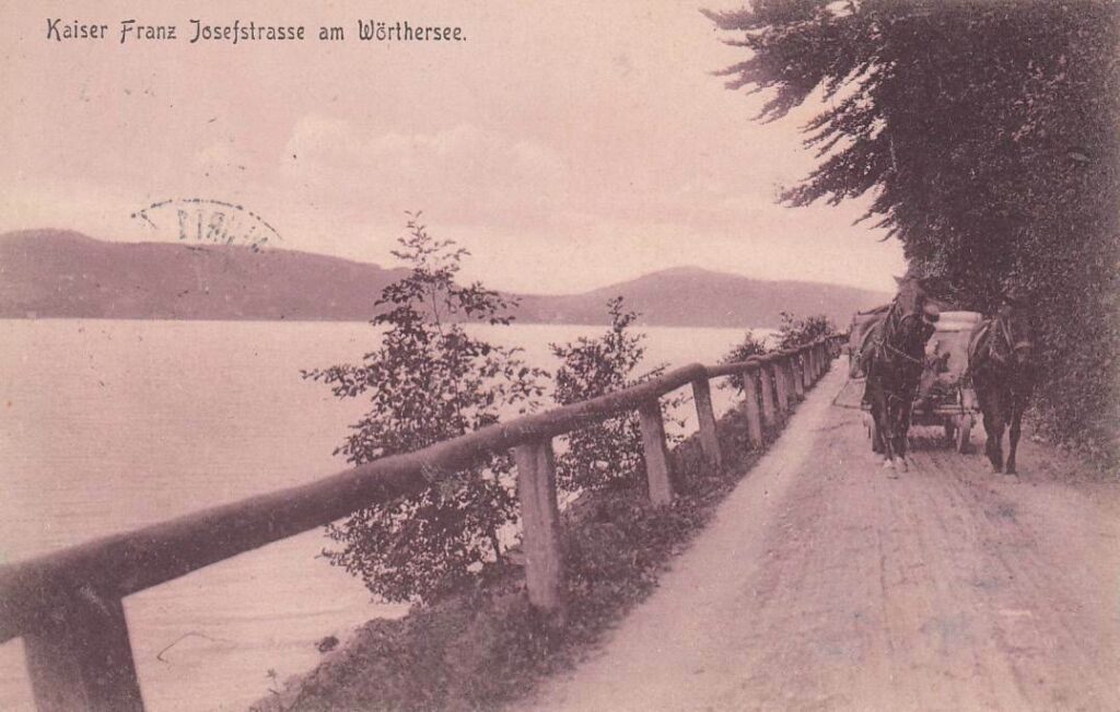 Verkehr auf der Kaiser-Franz-Joseph-Straße (© Pörtschach Archiv)