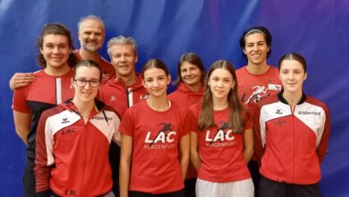 Foto/KK ein Teil des LAC-Teams - von links: Lukas und Günther Gasper, Lorena Miklau, Richard Peterl, Julia Novak, Ingrid Bluch, Dorothea Wreschnig, Federico Kucher, Estelle Miklau