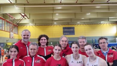 Teamfoto/KK STessl: das erfolgreiche LAC-Team in Schielleiten