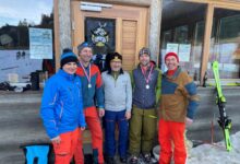 Am Bild von li.: Obmann Manuel Oberortner, Sektionsleiter Wolfgang Eder, Sektionsleiter Stv. Jakob Steiner, Betriebsleiter Dominik Oberreßl, Bgm. Markus Salcher © Marktgemeinde Kirchbach