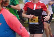 Marlen Staudacher, ÖMS Halbmarathon in Wels 2025, Foto zVg