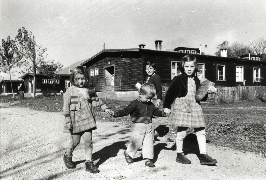 Das Flüchtlingslager Spittal in den frühen 1950er-Jahren. © Kärntner Landesarchiv