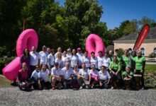 Veranstaltungsteam Schneider mit Jessie Ann de Angelo © Krebshilfe