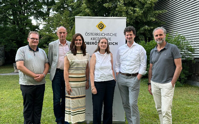 Dr. Gabriel, Dr. Burian, Sauer, Dr. Heibl, Dr. Rumpold, Dr. Krause © Krebshilfe OÖ