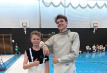 Thiemo May mit Bruder Theo May-Kreiger bei der Kadetten-ÖM © Fencing Club Villach
