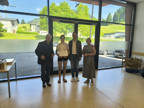 Michael Brunner, Julia A. Haas, Gerd Guggenberger, Elke Beneke © Rotary Club Hermagor
