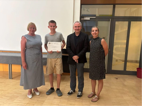 Elke Beneke, Lorenz Jochum, Michael Brunner, Christina Guggenberger © Rotary Club Hermagor