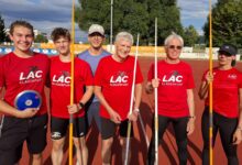 Foto Gasper von links: Lukas Gasper, Matthias Altenberger, Julian Hackl, Gerhard Neweklowsky, Klaus Jeschke, Adaweih Arour