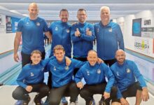 KSK Klagenfurt-Magdalensberg in Jenbach: stehend von links: Andrej Lahovec, Daniel Waldhauser, Martin Oberrauner und Adolf Pichler; hockend von links: Rafael Waldhauser, Sandro Winter, Dominik Konec und Roman Leitner © KSK Klagenfurt-Magdalensberg