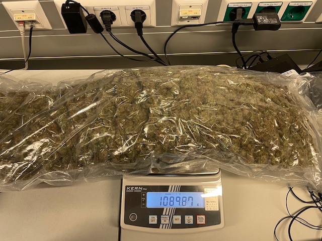 Sichergestelltes Marihuana © LPD Stmk