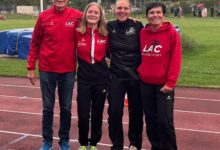 Foto zVg von links ein Teil des Geherteams: Walter Jakobitsch, Marlen und Anja Staudacher, Ulrike Striednig
