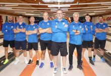 KSK Klagenfurt-Magdalensberg in Schwaz (Tirol): stehend von links: Werner Rössler, Andrej Lahovec, Daniel Waldhauser, Martin Oberrauner und Roman Leitner; hockend von links: Dominik Konec, Sandro Winter und Rafael Waldhauser © KSK Klagenfurt-Magdalensberg