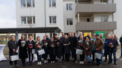 Wohnungen Griffen übergeben