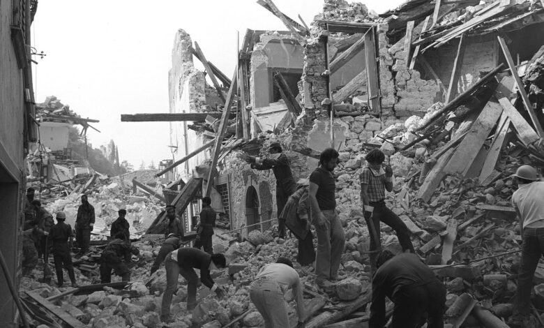 Erdbeben Friaul 1976, Foto (c) Gert Eggenberger, www.villacher.news