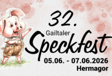 32. Gailtaler Speckfest 2026 - Verein Gailtalerspeck g.g.A. - Naturarena Kärnten