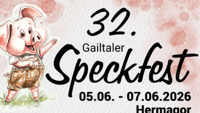 32. Gailtaler Speckfest 2026 - Verein Gailtalerspeck g.g.A. - Naturarena Kärnten