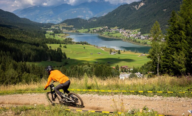 Weissensee UCI Downhill Mountainbike, Foto © Friedrich Simon Kugi, Redaktion: creativomedia GmbH