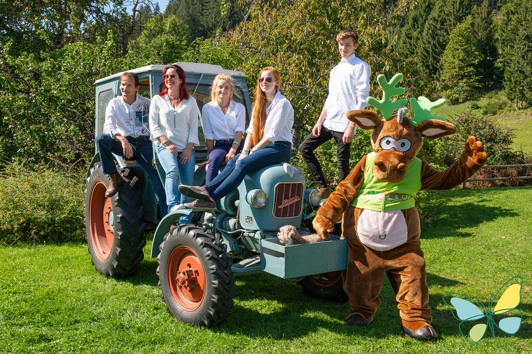 Ihre symphytischen Gastgeber Familie Hubmann © nawu naturwunder apartments