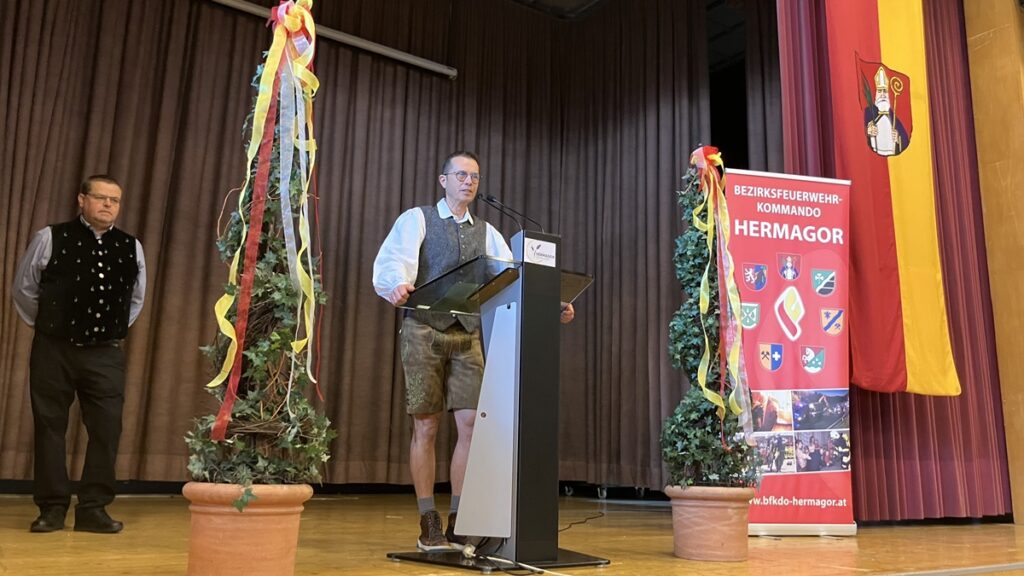 Landesfeuerwehrkommandant FVPräs. Rudolf Robin © BFKdo Hermagor