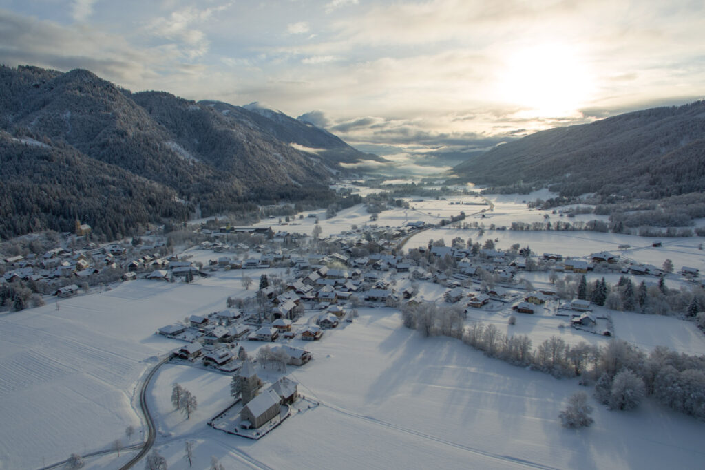 Neuschnee in Oberkärnten / Gitschtal / Weissbriach, (c) creativomedia.gmbh - alfred santner