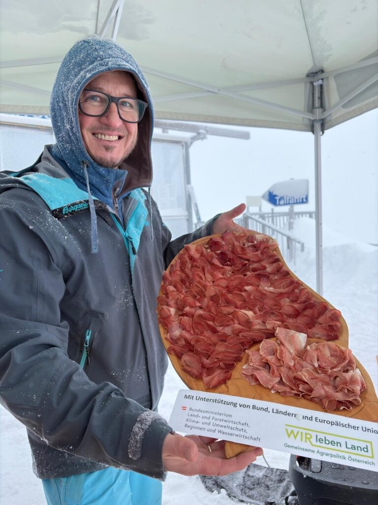 Speckverkostung Gailtalerspeck g.g.A. am Nassfeld